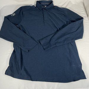 Under Armour Long Sleeve Polo Loose Blue Large Men’s